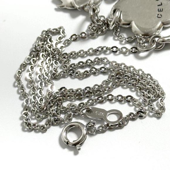 Celine Women's Elephant Pendant Necklace with Ruby and Silver - Picture 6 of 10